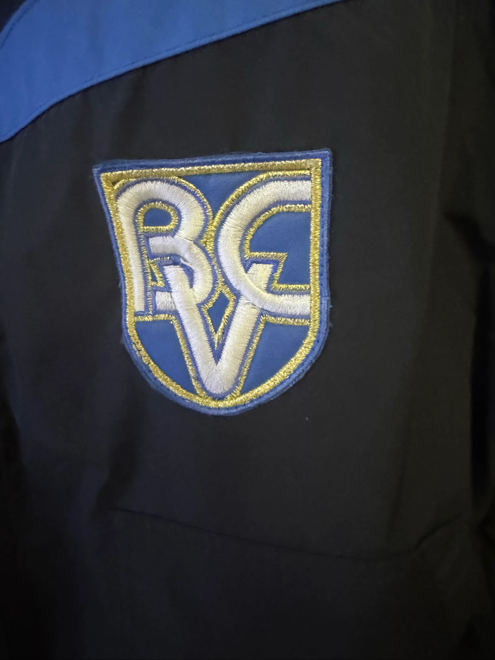 Teddy Wildcats 96 WPM RGV black/blue varsity jacket – photo 4
